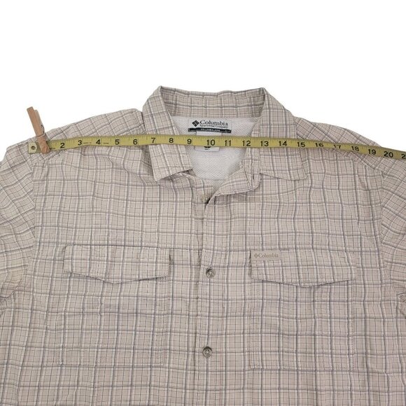 Columbia Omni-Shade Outdoor Fishing Short Sleeve Button Down Shirt – Size Large - Picture 7 of 15